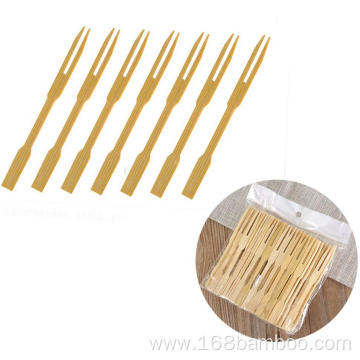 Wholesale High Quality Biodegradable Bamboo Fruit Fork